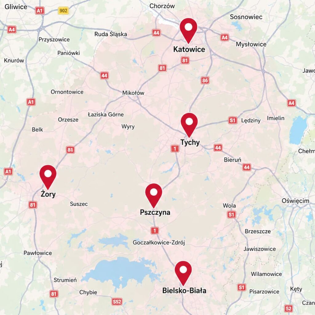 Kędzior wyceny - rzeczoznawca majątkowy - obszar działania